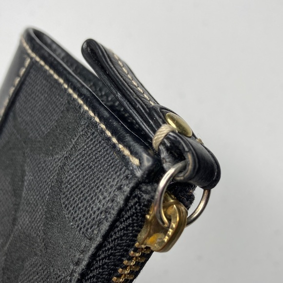 Coach Sleek Black Key & Card Holder - Picture 5 of 7